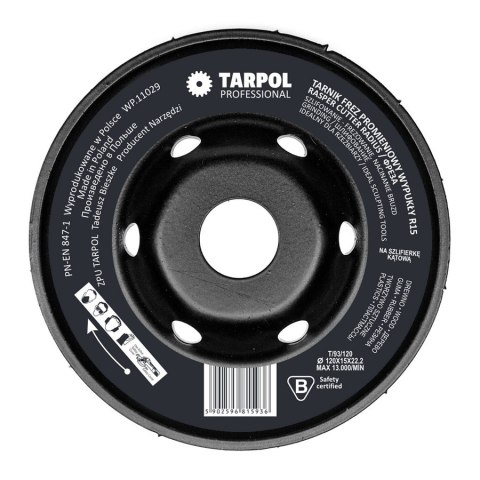 TARPOL TARNIK FREZ PROMIENIOWY T-93 R15 WYPUKŁY 120MM TARPOL TARNIK FREZ PROMIENIOWY T-93 R15 WYPUKŁY 120MM