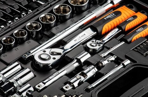 NEO ZESTAW KLUCZY NASADOWYCH 1/4'',1/2'' 77 CZĘŚCI CRV NEO ZESTAW KLUCZY NASADOWYCH 1/4'',1/2'' 77 CZĘŚCI CRV