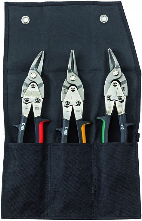 BESSEY ZESTAW NOŻYC KSZTAŁTOWYCH DO BLACHY, 3SZT. ETUI BESSEY ZESTAW NOŻYC KSZTAŁTOWYCH DO BLACHY, 3SZT. ETUI