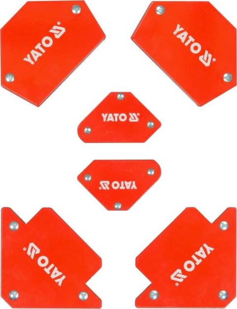 YATO ZESTAW SPAWALNICZYCH KĄTOWNIKÓW MAGNET. 6 SZT. YATO ZESTAW SPAWALNICZYCH KĄTOWNIKÓW MAGNET. 6 SZT.