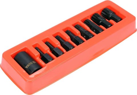 YATO ZESTAW UDAROWYCH KLUCZY TRZPIENIOWYCH SPLINE 1/2'' YATO ZESTAW UDAROWYCH KLUCZY TRZPIENIOWYCH SPLINE 1/2''