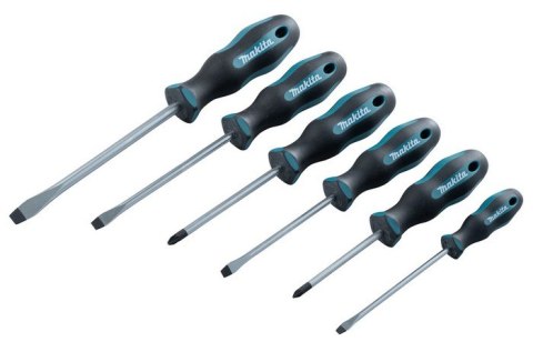 MAKITA ZESTAW WKRĘTAKÓW 6 SZT. SL + PZ MAKITA ZESTAW WKRĘTAKÓW 6 SZT. SL + PZ