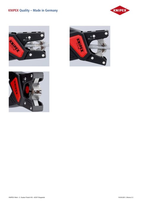 KNIPEX AUTOMATYCZNE SZCZYPCE DO ŚCIĄGANIA IZOLACJI KNIPEX AUTOMATYCZNE SZCZYPCE DO ŚCIĄGANIA IZOLACJI