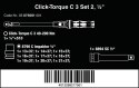 WERA KLUCZ DYNAMOMETRYCZNY CLICK-TORQUE E C 3 SET 2, 40-200NM