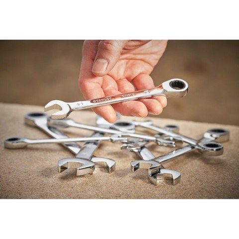 STANLEY KLUCZ PŁASKO-OCZKOWY Z GRZECHOTKĄ 10 MM STANLEY KLUCZ PŁASKO-OCZKOWY Z GRZECHOTKĄ 10 MM