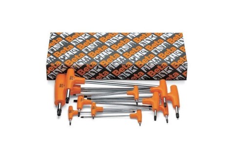 BETA KOMPLET KLUCZY TRZPIENIOWO-KĄTOWYCH TORX 6SZT.10-40MM