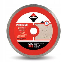 RUBI TARCZA DIAMENTOWA DO GRESU PORCELANOWEGO, OBRZEŻE CIĄGŁE CPC
