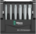 WERA ZESTAW BIT-CHECK 6 TX UNIVERSAL 1, 6CZ.