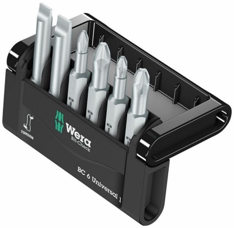 WERA ZESTAW BIT-CHECK 6 UNIVERSAL 1, 6CZ. WERA ZESTAW BIT-CHECK 6 UNIVERSAL 1, 6CZ.