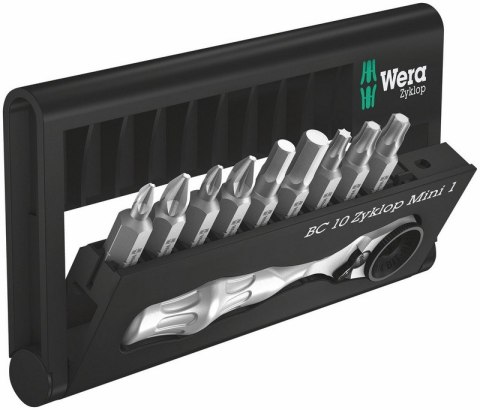 WERA ZESTAW BITÓW BIT-CHECK 10 ZYKLOP MINI 1 10 CZĘŚĆ WERA ZESTAW BITÓW BIT-CHECK 10 ZYKLOP MINI 1 10 CZĘŚĆ