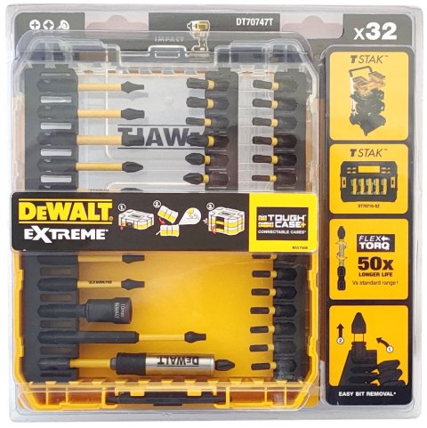 DEWALT ZESTAW BITÓW FLEXTORQ 32 EL DEWALT ZESTAW BITÓW FLEXTORQ 32 EL