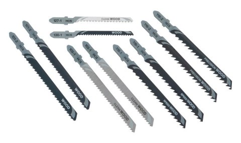 DEWALT ZESTAW BRZESZCZOTÓW DO WYRZYNARKI DO DREWNA 10SZT. DEWALT ZESTAW BRZESZCZOTÓW DO WYRZYNARKI DO DREWNA 10SZT.