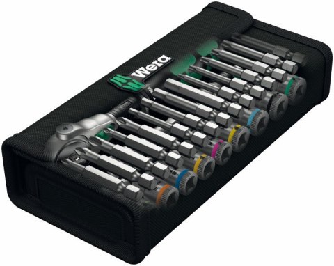 WERA ZESTAW KLUCZY NASADOWYCH ZYLKOP 1/4'' 5-13 MM,16 CZ. WERA ZESTAW KLUCZY NASADOWYCH ZYLKOP 1/4'' 5-13 MM,16 CZ.