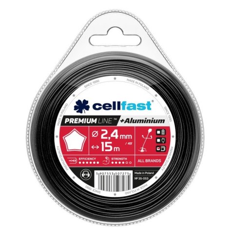 CELL-FAST ŻYŁKA DO WYKASZARKI GWIAZDKA PREMIUM 2.7MM 15M CELL-FAST ŻYŁKA DO WYKASZARKI GWIAZDKA PREMIUM 2.7MM 15M