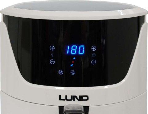 LUND FRYTKOWNICA BEZTŁUSZCZOWA 3,7L 1400W LED BIAŁA LUND FRYTKOWNICA BEZTŁUSZCZOWA 3,7L 1400W LED BIAŁA