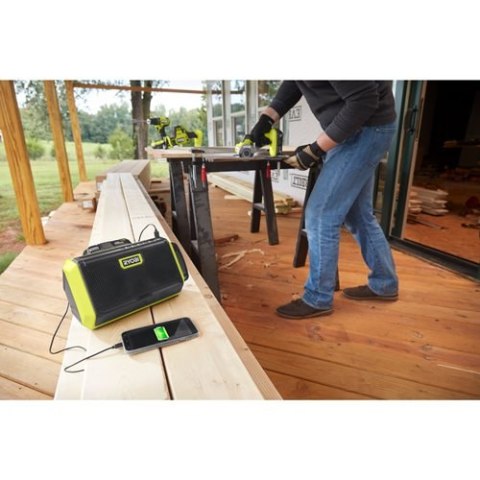 RYOBI GŁOŚNIK BLUETOOTH RBT18-0 18V 0*AH ONE+ RYOBI GŁOŚNIK BLUETOOTH RBT18-0 18V 0*AH ONE+