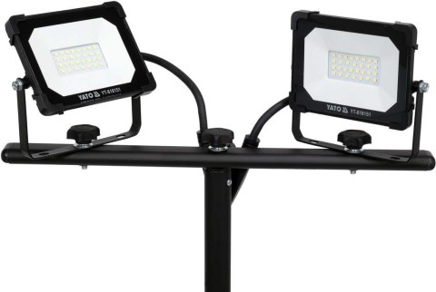 YATO REFLEKTOR SMD LED ZE STOJAKIEM 2*20W 3800LM YATO REFLEKTOR SMD LED ZE STOJAKIEM 2*20W 3800LM