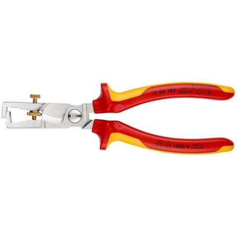 KNIPEX SZCZYPCE DO ZDEJMOWANIA IZOLACJI Z NOŻYCAMI DO KABLI 180MM KNIPEX SZCZYPCE DO ZDEJMOWANIA IZOLACJI Z NOŻYCAMI DO KABLI 180MM