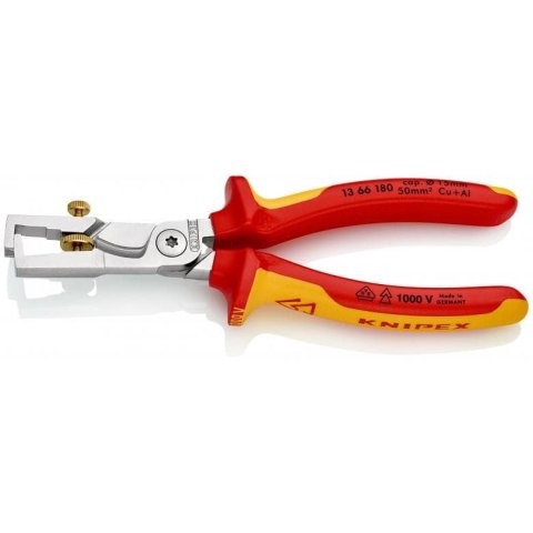 KNIPEX SZCZYPCE DO ZDEJMOWANIA IZOLACJI Z NOŻYCAMI DO KABLI 180MM KNIPEX SZCZYPCE DO ZDEJMOWANIA IZOLACJI Z NOŻYCAMI DO KABLI 180MM