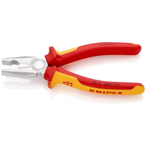 KNIPEX SZCZYPCE UNIWERSALNE IZOLOWANE VDE 200MM KNIPEX SZCZYPCE UNIWERSALNE IZOLOWANE VDE 200MM