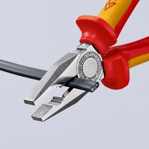 KNIPEX SZCZYPCE UNIWERSALNE IZOLOWANE VDE 200MM KNIPEX SZCZYPCE UNIWERSALNE IZOLOWANE VDE 200MM