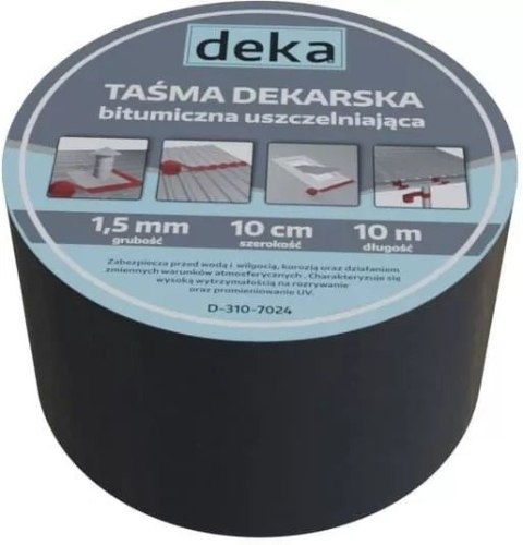 DEKA TAŚMA USZCZELNIAJĄCA DEKARSKA ALUBUTYL 10CM*10MB ALUMINIOWY DEKA TAŚMA USZCZELNIAJĄCA DEKARSKA ALUBUTYL 10CM*10MB ALUMINIOWY