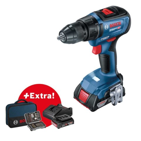 BOSCH WIERTARKO-WKRĘTARKA AKUMULATOROWA GSR 18V-50 2*2.0AH + AAC BOSCH WIERTARKO-WKRĘTARKA AKUMULATOROWA GSR 18V-50 2*2.0AH + AAC