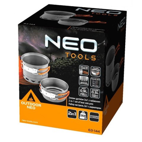 NEO ZESTAW GARNKÓW 2 W 1 Z RADIATOREM NEO ZESTAW GARNKÓW 2 W 1 Z RADIATOREM