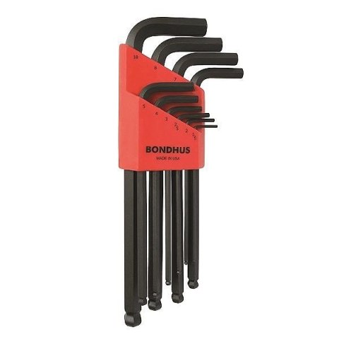 BONDHUS ZESTAW IMBUSÓW DŁUGICH Z KULKĄ 1.5-10MM, 10SZT. BONDHUS ZESTAW IMBUSÓW DŁUGICH Z KULKĄ 1.5-10MM, 10SZT.