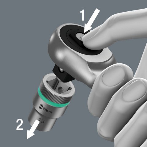 WERA ZESTAW KLUCZY NASADOWYCH 1/4'' ZYLKOP 5-13MM, 28 CZ. WERA ZESTAW KLUCZY NASADOWYCH 1/4'' ZYLKOP 5-13MM, 28 CZ.
