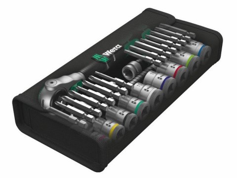 WERA ZESTAW KLUCZY NASADOWYCH 3/8'' ZYLKOP, 29 CZ. WERA ZESTAW KLUCZY NASADOWYCH 3/8'' ZYLKOP, 29 CZ.