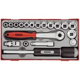 TENG TOOLS ZESTAW KLUCZY NASADOWYCH Z CHWYTEM 3/8'', 19EL.