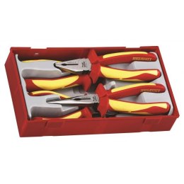 TENG TOOLS ZESTAW SZCZYPIEC IZOLOWANYCH 1000V, 4EL.