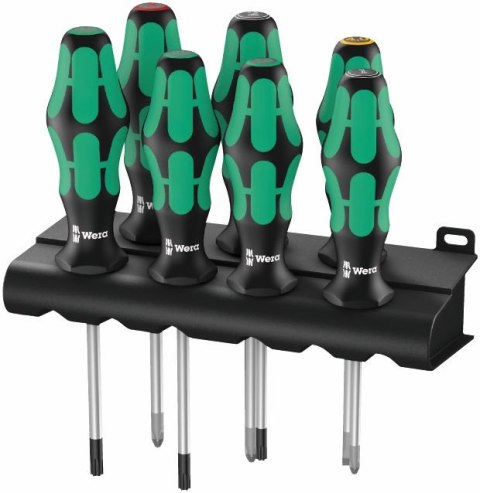 WERA ZESTAW WKRĘTAKÓW KRAFTFORM LASERTIP + WIESZAK, 7 CZĘŚĆ WERA ZESTAW WKRĘTAKÓW KRAFTFORM LASERTIP + WIESZAK, 7 CZĘŚĆ
