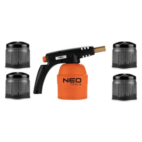 NEO LAMPA LUTOWNICZA GAZOWA NA NABOJE 190G + 4 NABOJE NEO LAMPA LUTOWNICZA GAZOWA NA NABOJE 190G + 4 NABOJE