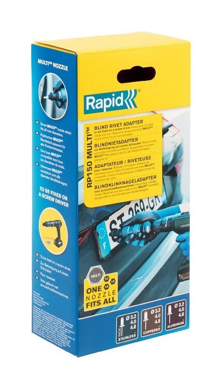 RAPID NAKŁADKA DO NITÓW ZRYWALNYCH NA WKRĘTARKĘ RP150 MULTI RAPID NAKŁADKA DO NITÓW ZRYWALNYCH NA WKRĘTARKĘ RP150 MULTI