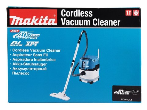 MAKITA ODKURZACZ AKUMULATOROWY 15L 40V XGT 0*AH MAKITA ODKURZACZ AKUMULATOROWY 15L 40V XGT 0*AH