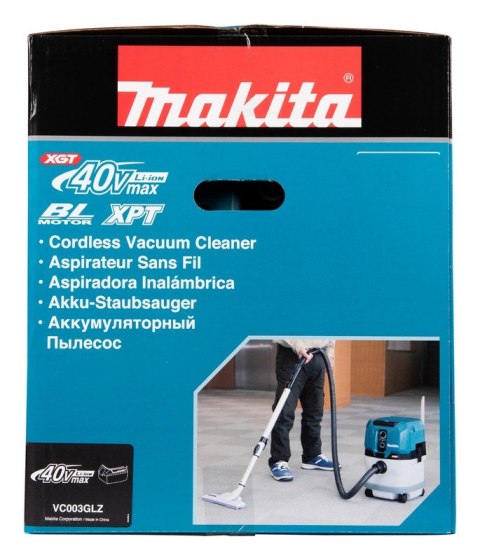 MAKITA ODKURZACZ AKUMULATOROWY 15L 40V XGT 0*AH MAKITA ODKURZACZ AKUMULATOROWY 15L 40V XGT 0*AH