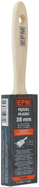 EPM PĘDZEL ANGIELSKI PŁASKI TIMBER 38MM 1.5''