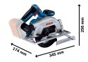 BOSCH PILARKA TARCZOWA AKUMULATOROWA GKS 185-LI 0*AH