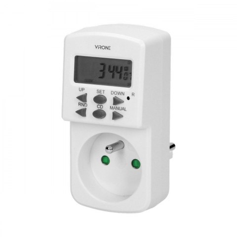 VIRONE PROGRAMATOR CZASOWY ELEKTRONICZNY 1800W 8A VIRONE PROGRAMATOR CZASOWY ELEKTRONICZNY 1800W 8A