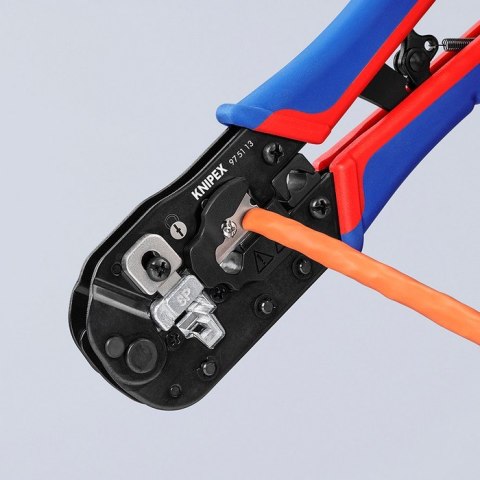 KNIPEX SZCZYPCE DO ZAGNIATANIA ZŁĄCZY TYPU WESTERN RJ45 KNIPEX SZCZYPCE DO ZAGNIATANIA ZŁĄCZY TYPU WESTERN RJ45
