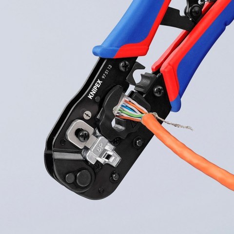 KNIPEX SZCZYPCE DO ZAGNIATANIA ZŁĄCZY TYPU WESTERN RJ45 KNIPEX SZCZYPCE DO ZAGNIATANIA ZŁĄCZY TYPU WESTERN RJ45