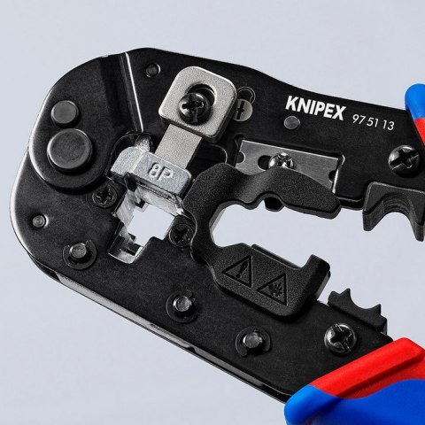 KNIPEX SZCZYPCE DO ZAGNIATANIA ZŁĄCZY TYPU WESTERN RJ45 KNIPEX SZCZYPCE DO ZAGNIATANIA ZŁĄCZY TYPU WESTERN RJ45