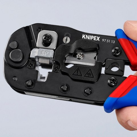 KNIPEX SZCZYPCE DO ZAGNIATANIA ZŁĄCZY TYPU WESTERN RJ45 KNIPEX SZCZYPCE DO ZAGNIATANIA ZŁĄCZY TYPU WESTERN RJ45