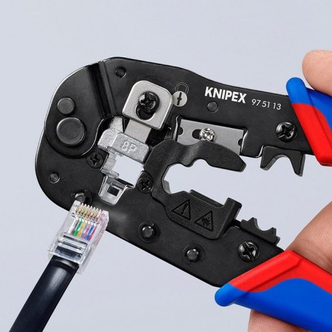 KNIPEX SZCZYPCE DO ZAGNIATANIA ZŁĄCZY TYPU WESTERN RJ45 KNIPEX SZCZYPCE DO ZAGNIATANIA ZŁĄCZY TYPU WESTERN RJ45