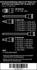 WERA WKŁADKA PIANKOWA ZYKLOP 3/8''B, SET 1, 22CZ.