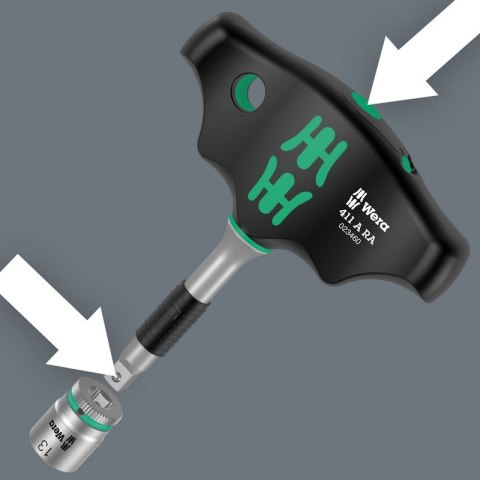 WERA WKRĘTAK Z RĘKOJEŚCIĄ POPRZECZNĄ T, SERIA 400,1/4''*45MM WERA WKRĘTAK Z RĘKOJEŚCIĄ POPRZECZNĄ T, SERIA 400,1/4''*45MM