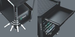 WERA WÓZEK WARSZTATOWY 1 TOOL REBEL 9700 Z WYPOSAŻENIEM, 78CZ.