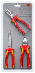 KNIPEX ZESTAW NARZĘDZI DO PRAC ELEKTROINSTALACYJNYCH 3SZT.